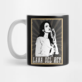 80s Style Lana Del Rey Mug